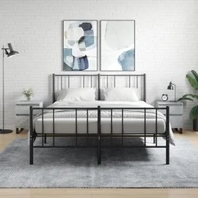 Nightstands 2 pcs concrete gray engineered wood 40x35x50 cm by vidaXL, Nightstands - Ref: Foro24-830693, Price: 82,90 €, Disc...