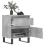 Nachttische 2 Stück betongraues Holzwerkstoff 40x35x50 cm von vidaXL, Nachttische - Ref: Foro24-830693, Preis: 83,84 €, Rabat...