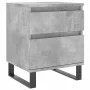 Nightstands 2 pcs concrete gray engineered wood 40x35x50 cm by vidaXL, Nightstands - Ref: Foro24-830693, Price: 82,90 €, Disc...