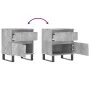 Nightstands 2 pcs concrete gray engineered wood 40x35x50 cm by vidaXL, Nightstands - Ref: Foro24-830693, Price: 82,90 €, Disc...