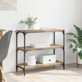 Estantería para libros Roble artesanal 80 x 33 x 70,5 cm