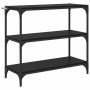 Estantería para libros Roble Negro 80 x 33 x 70,5 cm