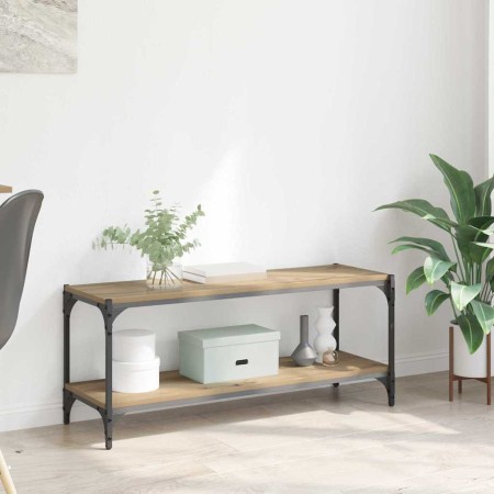 Gabinete de TV Roble artesanal 100x33x41cm