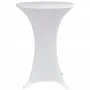 Elastic tablecloth for high table 4 units white Ø70 cm by vidaXL, Covers - Ref: Foro24-279069, Price: 38,04 €, Discount: %