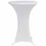 Elastic tablecloth for high table 4 units white Ø70 cm by vidaXL, Covers - Ref: Foro24-279069, Price: 38,72 €, Discount: %
