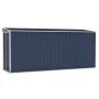 Cobertizo de jardín de pared acero galvanizado 118x382x178 cm de vidaXL, Cobertizos - Ref: Foro24-316231, Precio: 254,69 €, D...