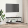 Gabinete de TV Roble Negro 100x33x41cm
