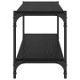 Gabinete de TV Roble Negro 100x33x41cm