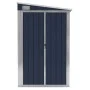 Cobertizo de jardín de pared acero galvanizado 118x382x178 cm de vidaXL, Cobertizos - Ref: Foro24-316231, Precio: 254,69 €, D...