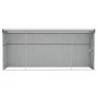 Cobertizo de jardín de pared acero galvanizado 118x382x178 cm de vidaXL, Cobertizos - Ref: Foro24-316231, Precio: 254,69 €, D...
