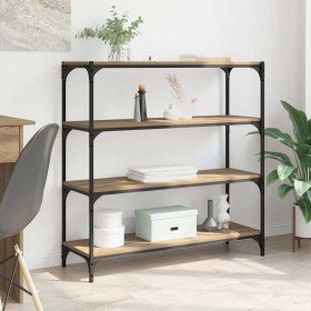 Estantería para libros Roble artesanal 100 x 33 x 100 cm en Librerías y estanterías | Comprar online en Foro24