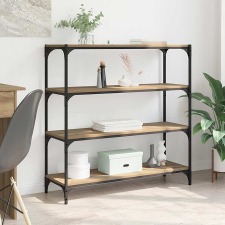 Estantería para libros Roble artesanal 100 x 33 x 100 cm