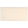 Paneles de pared 12 uds terciopelo crema 30x15 cm 0,54 m² de vidaXL, Recubrimiento de paredes - Ref: Foro24-343787, Precio: 2...