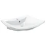 Lavabo de cerámica rectangular con orificio de grifo y desagüe de vidaXL, Lavabos - Ref: Foro24-140688, Precio: 112,94 €, Des...