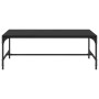 Mesa de Café Roble Negro 100 x 50 x 35 cm Madera contrachapada