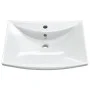 Lavabo de cerámica rectangular con orificio de grifo y desagüe de vidaXL, Lavabos - Ref: Foro24-140688, Precio: 112,94 €, Des...