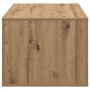 Mesa de Café con cajón Roble artesanal 80 x 50 x 40 cm