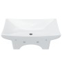 Rectangular ceramic sink with tap hole and drain by vidaXL, Sinks - Ref: Foro24-140688, Price: 115,46 €, Discount: %