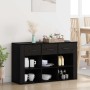 Vitrina Roble Negro 100 x 30 x 59,5 cm Madera contrachapada