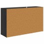Vitrina Roble Negro 100 x 30 x 59,5 cm Madera contrachapada
