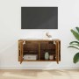 Mueble para TV montado en la pared Madera vieja