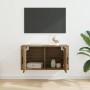 Mueble para TV montado en la pared Roble artisan
