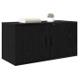 Mueble para TV montado en la pared Roble negro