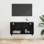 Mueble para TV montado en la pared Roble negro