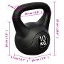 Kettlebell-Gewicht 10 kg von vidaXL, freies Gewicht - Ref: Foro24-90391, Preis: 36,91 €, Rabatt: %