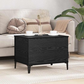 Mesa de Café Roble negro 60 x 44.5 x 45 cm Madera contrachapada