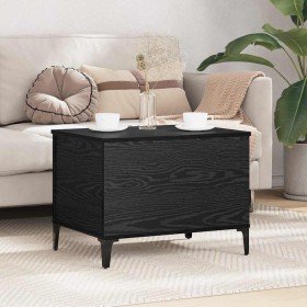 Mesa de Café Roble negro 60 x 44.5 x 45 cm Madera contrachapada