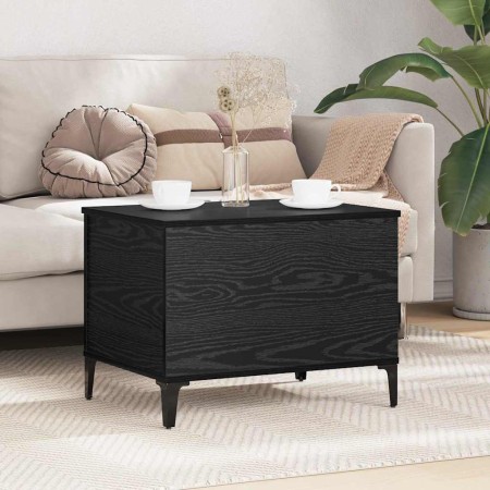 Mesa de Café Roble negro 60 x 44.5 x 45 cm Madera contrachapada