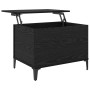 Mesa de Café Roble negro 60 x 44.5 x 45 cm Madera contrachapada