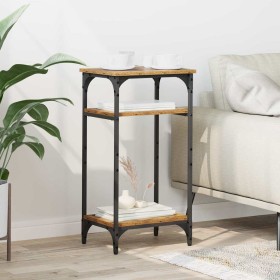 Mesa lateral Madera vieja 40 x 30 x 75 cm Madera contrachapada