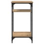 Mesa lateral Roble artisan 40 x 30 x 75 cm Madera contrachapada