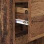 Armario de Noche con cajón 2 pcs Madera vieja 40 x 35 x 70 cm