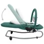 Hamaca mecedora para bebés de acero verde de vidaXL, Mecedoras y sillas para bebés - Ref: Foro24-10258, Precio: 95,00 €, Desc...
