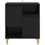 Vitrina Roble negro 35 x 60 x 70 cm Madera contrachapada