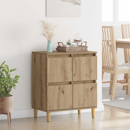 Vitrina Roble artesanal 60 x 35 x 70 cm Madera contrachapada