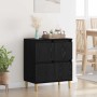 Vitrina Roble Negro 60 x 35 x 70 cm Madera contrachapada
