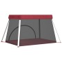 Playpen for babies with red linen fabric mattress by vidaXL, Baby Playpens - Ref: Foro24-10305, Price: 61,13 €, Discount: %
