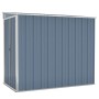 Gartenhauswand aus verzinktem Stahl, grau, 118 x 194 x 178 cm von vidaXL, Schuppen - Ref: Foro24-316222, Preis: 186,26 €, Rab...