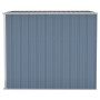 Gartenhauswand aus verzinktem Stahl, grau, 118 x 194 x 178 cm von vidaXL, Schuppen - Ref: Foro24-316222, Preis: 186,26 €, Rab...