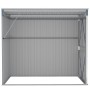 Gartenhauswand aus verzinktem Stahl, grau, 118 x 194 x 178 cm von vidaXL, Schuppen - Ref: Foro24-316222, Preis: 186,26 €, Rab...