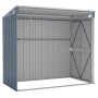 Gartenhauswand aus verzinktem Stahl, grau, 118 x 194 x 178 cm von vidaXL, Schuppen - Ref: Foro24-316222, Preis: 186,26 €, Rab...