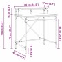 Escritorio Roble artesanal 80 x 50 x 90 cm Madera contrachapada