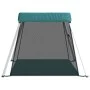 Parque infantil para bebés con colchón tela lino verde de vidaXL, Parques para bebés - Ref: Foro24-10306, Precio: 67,14 €, De...