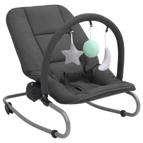 Rocking baby swing in anthracite gray steel by vidaXL, Rocking chairs and baby chairs - Ref: Foro24-10248, Price: 89,19 €, Di...