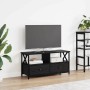 Gabinete de TV con cajón Roble Negro 90 x 33 x 45 cm en Muebles TV | Comprar online en Foro24