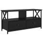 Gabinete de TV con cajón Roble Negro 90 x 33 x 45 cm en Muebles TV | Comprar online en Foro24